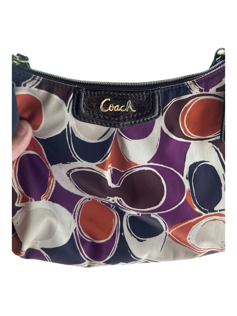 Coach Ashley Scarf Print Crossbody Bag - Picture 4 of 10